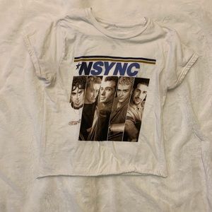 Cropped NSync Tee Shirt